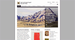 Desktop Screenshot of fletchercollection.org.nz